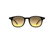 Front view of the LGR Fez glasses in Black 01/Yellow Gradient Photochromic (base 2).