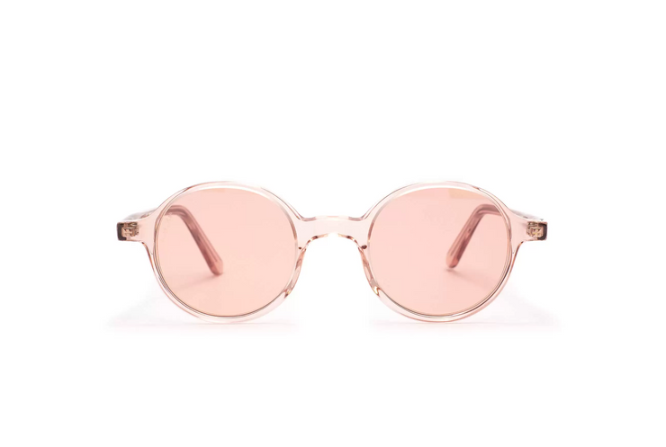 LGR Reunion glasses in Crystal Pink 71/Pink Photochromic (base 2).