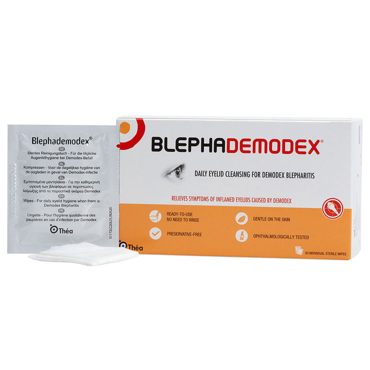 BLEPHADEMODEX - Daily Eyelid Cleansing (30 Wipes)