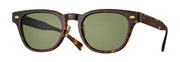 EYEVAN Hank Sun in TORT | Tortoise with Green Lens.