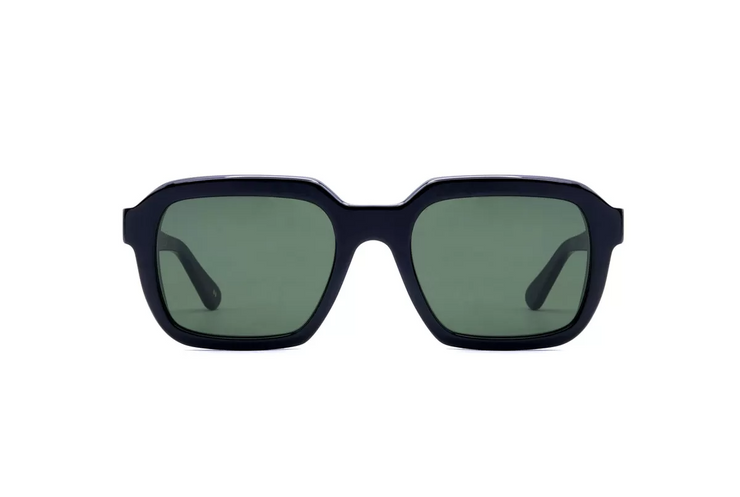 LGR Raffaello glasses in Black 01/Green G15.