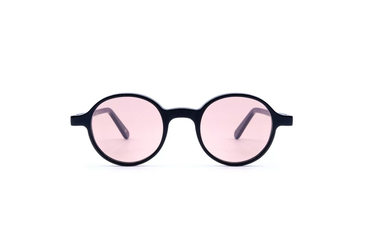 LGR Reunion glasses in Black 01/Pink Photochromic (base 2).