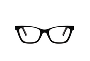 Front view of the LGR Alizé glasses in Black 01.