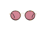 A front view of the LGR Amboseli in Gold/Havana Scuro 03/Violet (base 2).