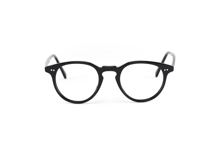 Front view of the LGR Dancalia glasses in Black 01.